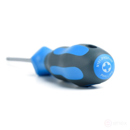 Отвертка крестовая NORGAU Industrial Phillips PH2х100 мм, N161