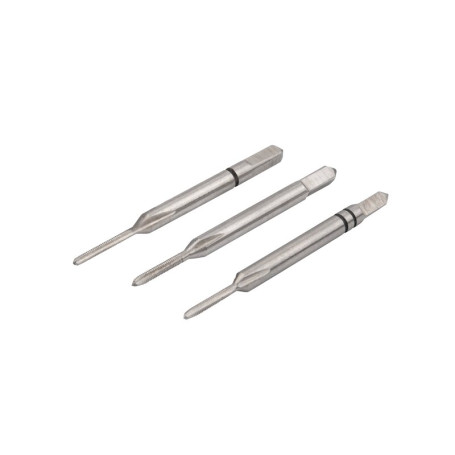 Комплект ручных метчиков NORGAU Industrial M1.2, HSS, 3 предмета