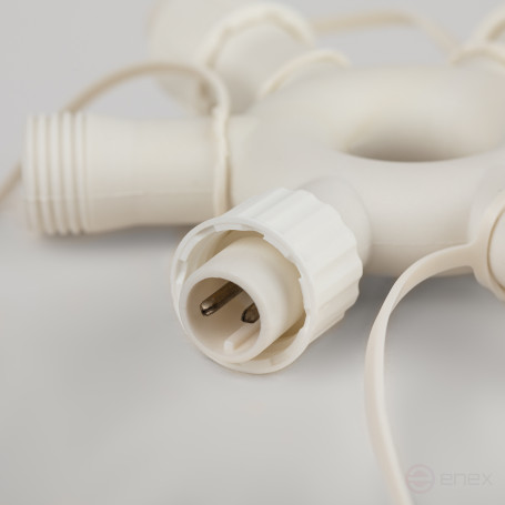 ERA ERAPS-OR2 Circular Splitter for Garlands 6 Sockets IP44 PVC 24 V