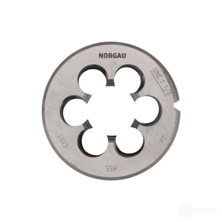 Inch die NORGAU Industrial for metal UNC 1 1/8, HSS
