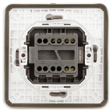 Switch ERA Expert 11-1523-01 IP55 10AH-250V SU White