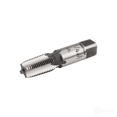 Метчик машинно-ручной NORGAU Industrial для глухих и сквозных отверстий NPT 1/4, форма C, HSS