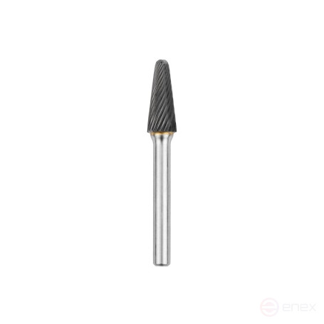 Carbide borehole NORGAU Industrial conical 10 mm, 14°, shape L, SCM