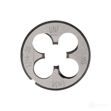 Плашка дюймовая NORGAU Industrial по металлу UNF 7/16, HSS