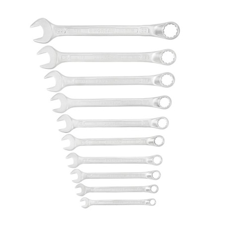 Набор комбинированных ключей NORGAU Industrial двусторонних NBS7B-011, 11 предметов