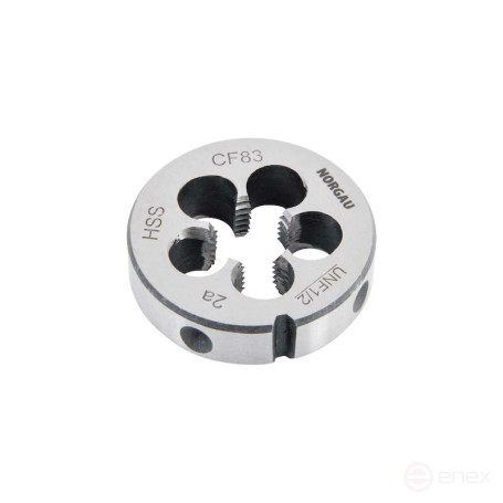 Плашка дюймовая NORGAU Industrial по металлу UNF 1/4, HSS