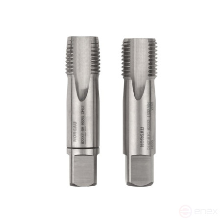 Set of hand taps NORGAU Industrial MF22x2, HSS, 2 pieces