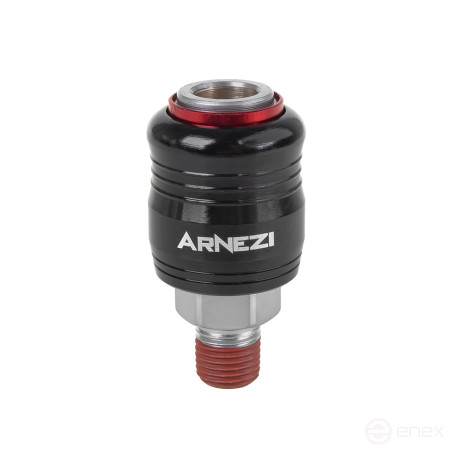 Соединитель быстросъемный 1/4", внешняя резьба, европейский стандарт Arnezi R7502100