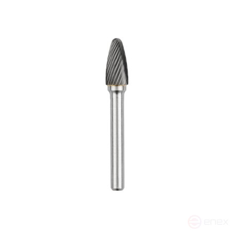 Борфреза твердосплавная NORGAU Industrial параболическая 10 мм, R2.5, форма F, SCM