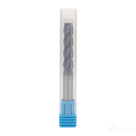 Universal end milling cutter NORGAU Industrial for metal 10x100 mm, Z4, VHM/AlCrSiN