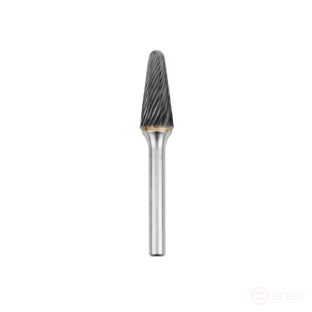 Carbide borehole NORGAU Industrial conical 12 mm, 14°, shape L, SCM