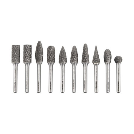 Set of boreholes carbide NORGAU Industrial cutting heads 12 mm, 10 pieces