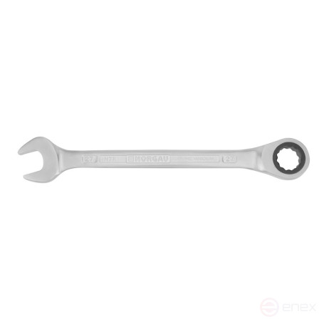 Ключ гаечный комбинированный NORGAU Industrial с трещоткой 27 мм, N7R-27