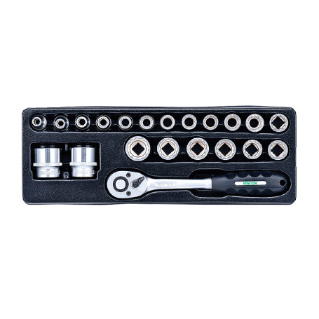 Набор инструмента 1/2" в ложементе, 21 предмет, IK-1400210C