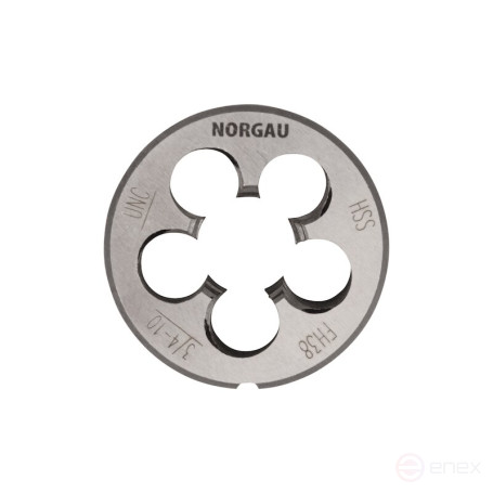 Плашка дюймовая NORGAU Industrial по металлу UNC 3/4, HSS