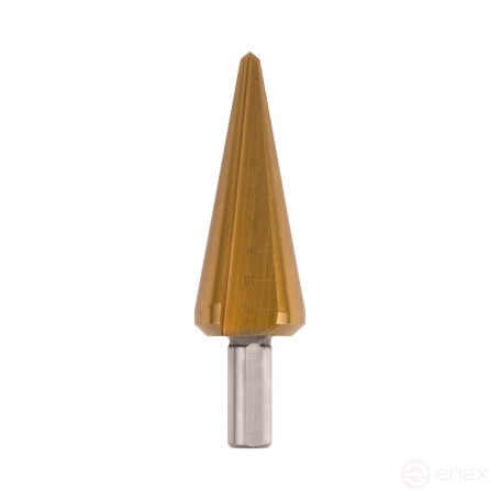 Набор конических сверл NORGAU industrial по металлу 3-30.5 мм, HSS/TIN, 3 предмета