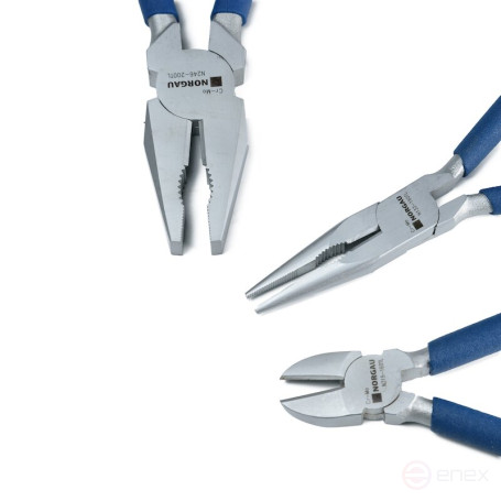 Набор губцевого инструмента NORGAU Industrial NPS-246, 3 предмета