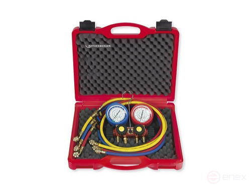 Set with 4-position collector II Plus, R410A