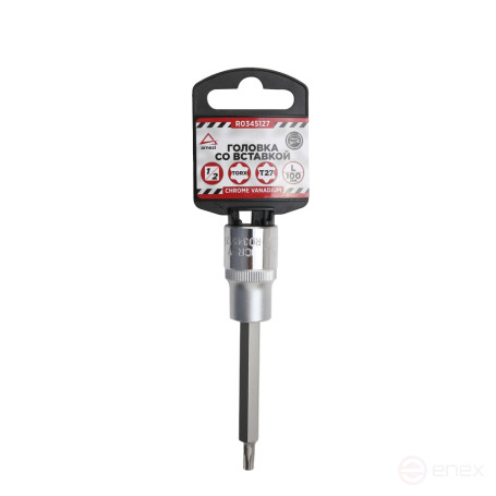 Головка 1/2" со вставкой TORX T27 L=100, ARNEZI R0345127