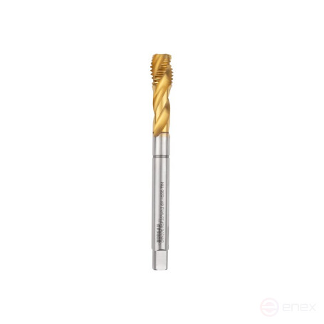 Метчик машинный NORGAU Industrial для глухих отверстий М12, форма C, HSS-E/TiN