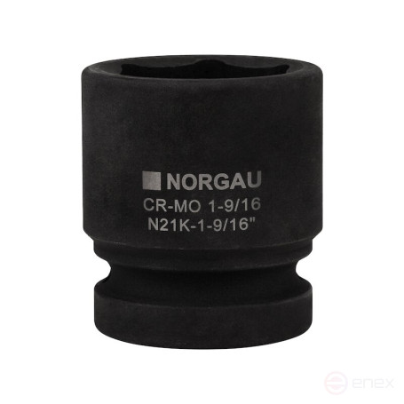 Головка торцевая ударная NORGAU Industrial шестигранная дюймовая 1", 1.9/16", N21K-1.9/16