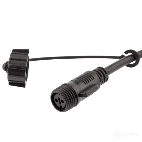 ERA ERAPS-C Garland Connector T-shaped IP65 Rubber Black