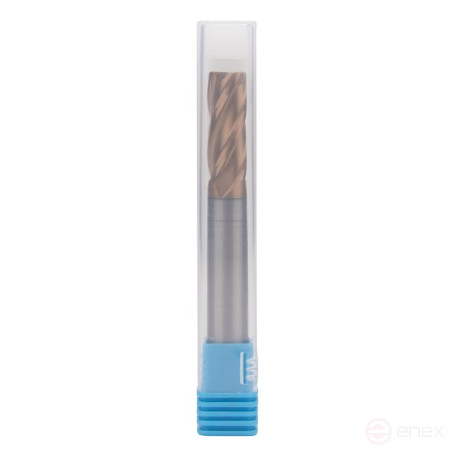 High-performance milling cutter NORGAU Industrial with an extended shank of 12 mm, Z4, VHM/TiAl CrSiN