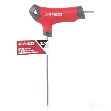 Wrench (screwdriver) T-shaped HEX 2.5mm ARNEZI R2060003