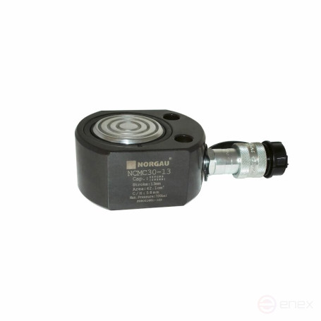 Hydraulic cylinder NORGAU Industrial ultra-low profile single-acting 30 t, NCMC30-13