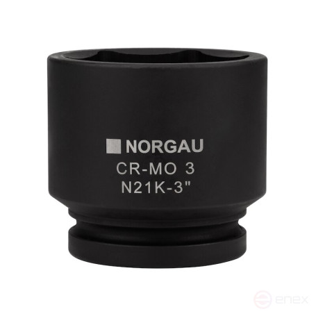 End impact head NORGAU Industrial hexagon inch 1", 3", N21K-3