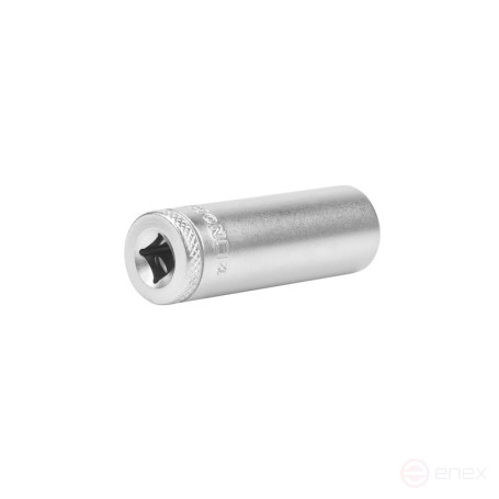 Головка торцевая шестигранная NORGAU Industrial удлиненная 1/4", 12 мм, N20L-12