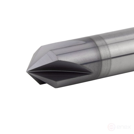 Milling cutter NORGAU Industrial carbide 90°, 12 mm, Z4, VHM/AlCrSiN