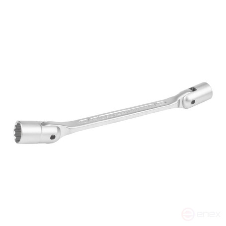 Ключ гаечный торцевой шарнирный двусторонний NORGAU Industrial 20х22, N34