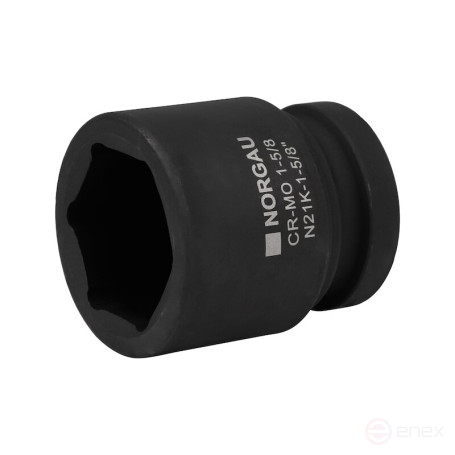 Головка торцевая ударная NORGAU Industrial шестигранная дюймовая 1", 1.5/8", N21K-1.5/8