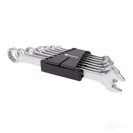 Набор гаечных комбинированных ключей NORGAU Industrial NWS7-008, 8 предметов в пластиковом держателе