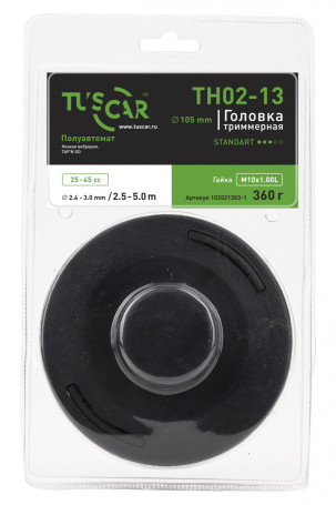 Головка триммерная TUSCAR TH02-13, Standart, гайка M10*1,00L