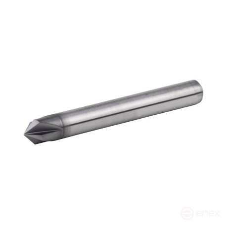 Фреза фасочная NORGAU Industrial твердосплавная 90°, 6 мм, Z4, VHM/AlCrSiN