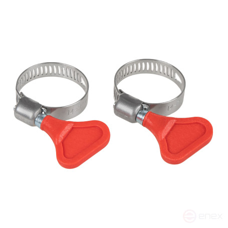 Комплект хомутов червячных с ключом 14х27 / 9-0,8 W1 2шт ARNEZI A0902273