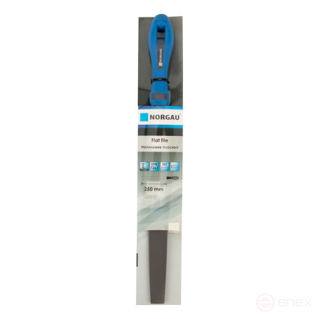 Flat file NORGAU Industrial sharp-nosed, 250 mm, NF-F250