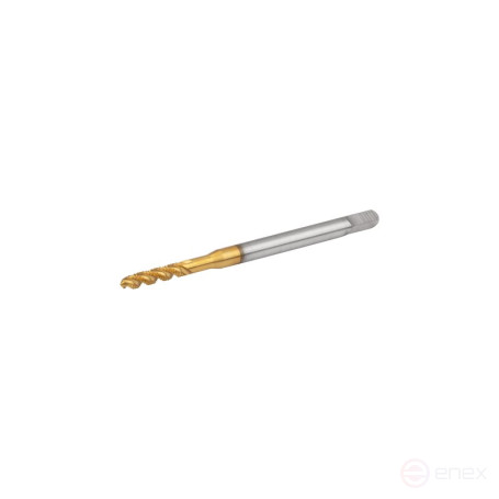 Метчик машинный NORGAU Industrial для глухих отверстий М2, форма C, HSS-E/TiN