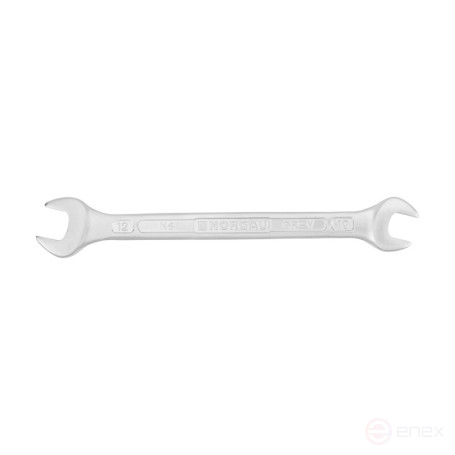 Ключ гаечный рожковый NORGAU Industrial двусторонний, 10х12 мм, N6-10х12