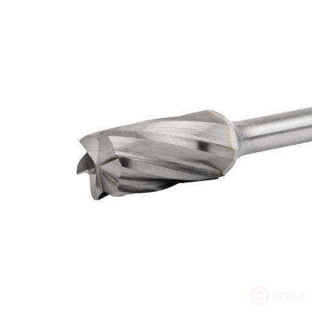 Борфреза твердосплавная NORGAU Industrial цилиндрическая 12 мм, форма B, ALU