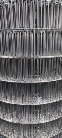 Galvanized welded mesh (in a roll) 25*12,5; 1*25, 4 roll