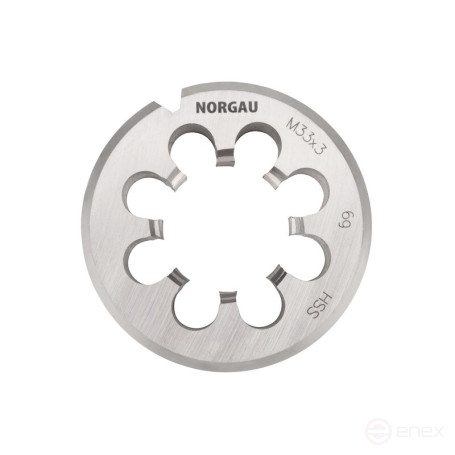 Плашка NORGAU Industrial по металлу MF33x3.0 мм, HSS