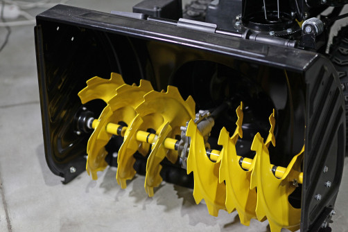 Petrol snowplow E-ST015