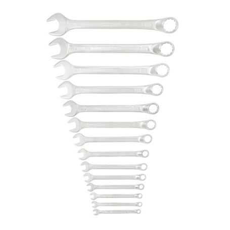 Набор комбинированных гаечных ключей NORGAU Industrial NBS7В-015, 15 предметов