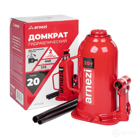 Hydraulic bottle jack 20t 235-445mm ARNEZI R7100215