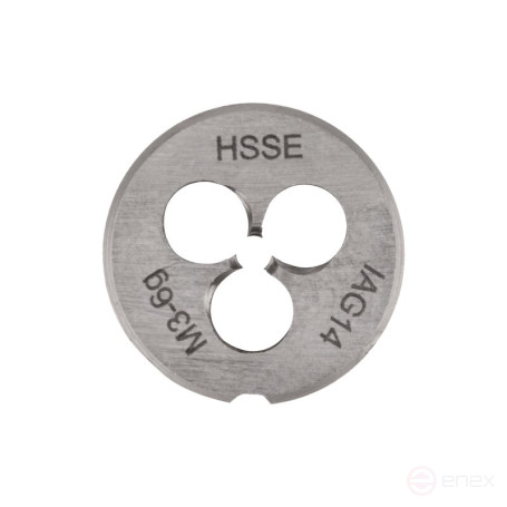 Плашка NORGAU Industrial по металлу M3, HSS-E