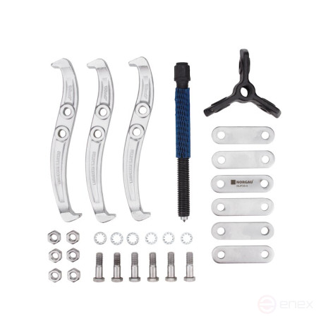 Hinged puller NORGAU Industrial three-grip NUP35-4