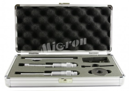 A set of micrometric 3-point nutrometers 50-100 0.005 y/k